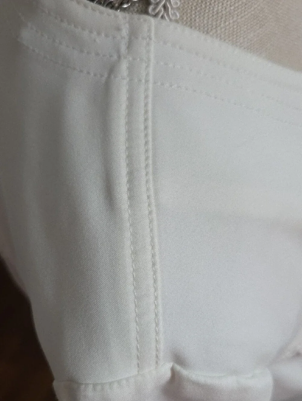 Women's Ivory Button-Front Jacket - Picture 8 of 9